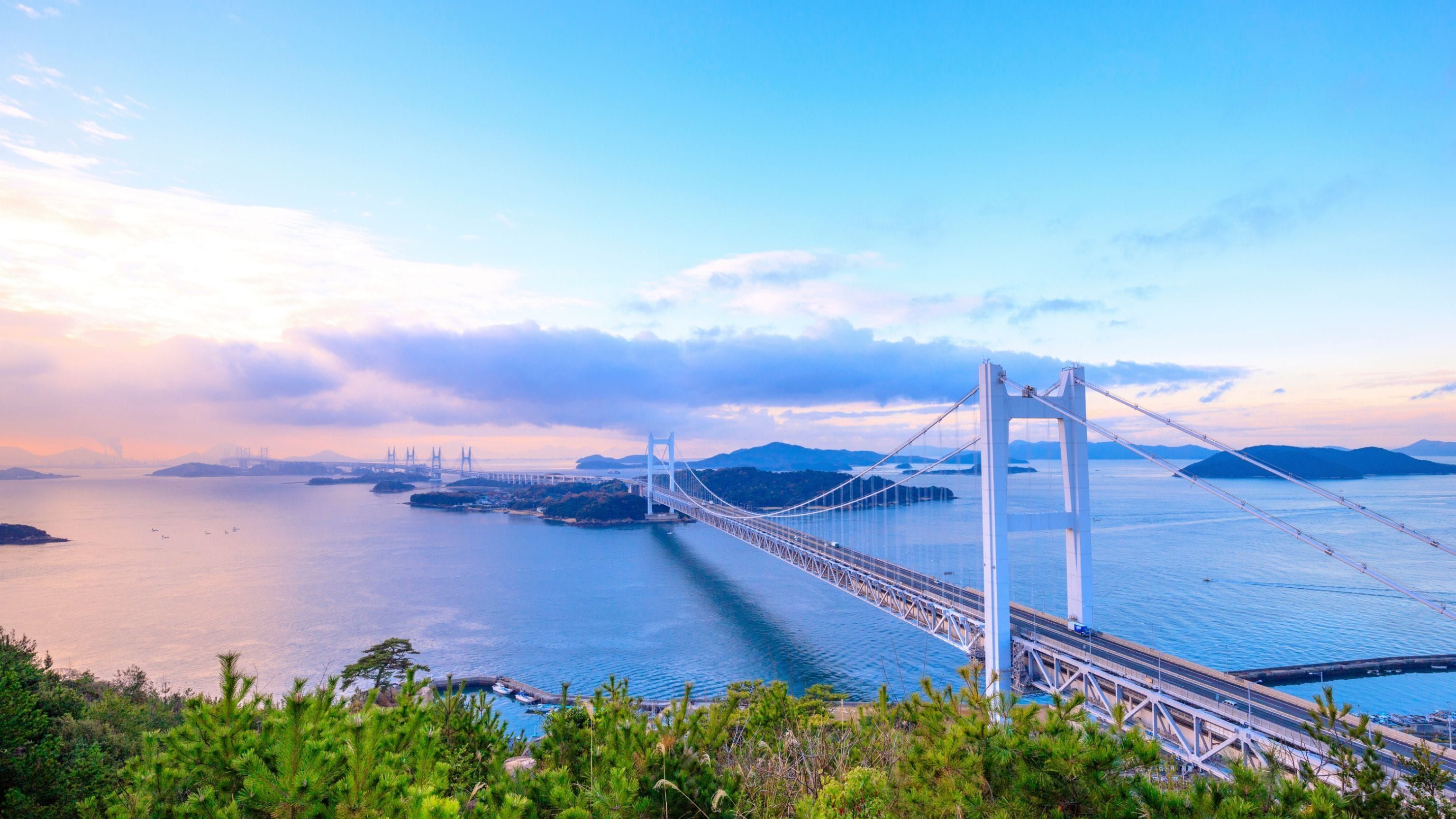 瀬戸内海の美しい風景